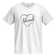 Blessed T-Shirt – DTF Print Cotton Tee